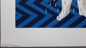 Geert Mols - gesigneerde Zeefdruk - Douche kopen? Bied vanaf 55!