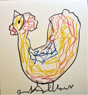 Anton Heyboer - De oervogel verkocht voor € 225!