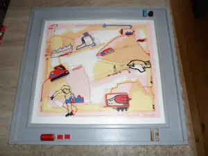 Huibert van Dorp - Zeefdruk, titel, Volta kopen? Bied vanaf 40!