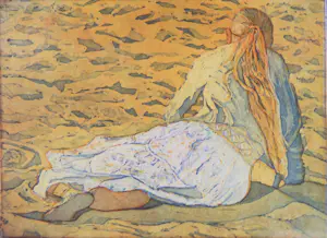 Marcel Schellekens - Kleurenets, Z.T. Liggend op het strand kaufen? Bieten Sie von 70!
