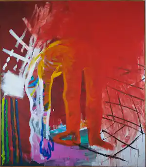 Kees Reynen - Acryl op doek, Danseres - Ingelijst (Groot) verkauft für € 80!
