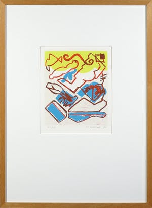 Marianne Haselhoff - Litho, Zonder titel - Ingelijst kopen? Bied vanaf 20!