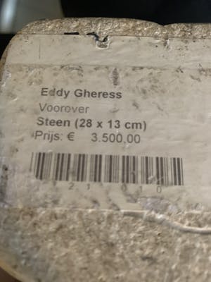 Eddy Gheress - voorover kopen? Bied vanaf 3000!