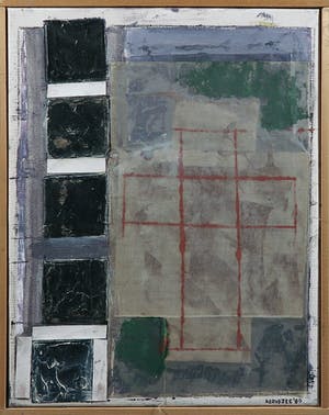 Nico Kervezee - Gemengde techniek op doek, Zonder titel kopen? Bied vanaf 1!