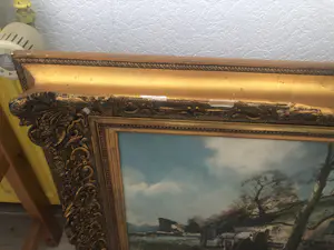 Cornelis de Bruin - Boerderij met paard en wagen. kopen? Bied vanaf 125!