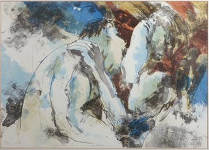 Hans Vanhorck - Litho, Embrace - Ingelijst kopen? Bied vanaf 70!