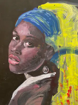 Peter Klashorst - Meisje met de Parel kopen? Bied vanaf 395!