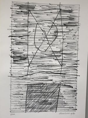 Jan Schoonhoven - Formatie map met 12 zeefdrukken 1/100 kopen? Bied vanaf 3450!