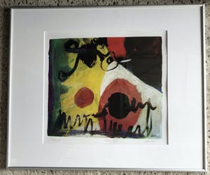 Lex Grote - 2 Prachtige zeefdrukken in alluminium lijst. kopen? Bied vanaf 65!