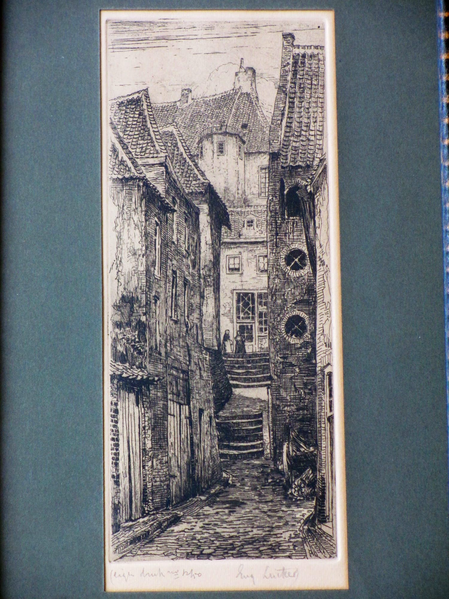 Eugene Lucker - Proosthof / Commanderie Nijmegen - Ets verkocht voor € 100!