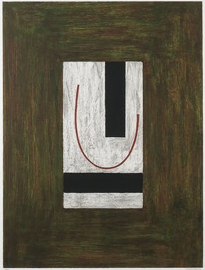 Bert Loerakker - Zeefdruk, Zonder titel - Ingelijst kopen? Bied vanaf 20!