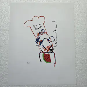 Herman Brood - Kookkunst - zeefdruk - EA kaufen? Bieten Sie von 55!