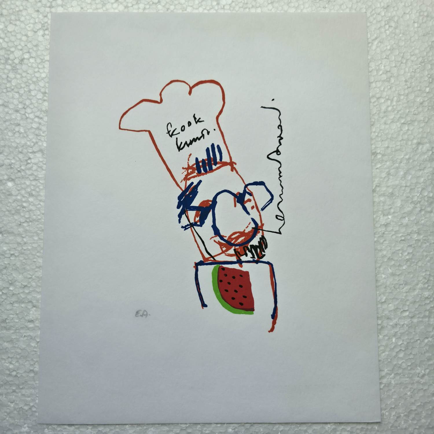 AcheterHerman Brood - Kookkunst - zeefdruk - EA? Enchérissez de 55!