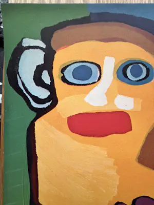 Karel Appel - Lithografische prent - 'Smiling Together' kopen? Bied vanaf 135!