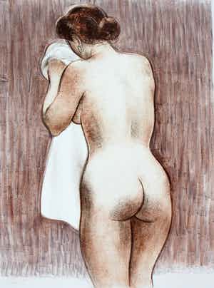 Enric Adsera Riba - litho: naakt: Consuelo - 1996 verkocht voor € 50!