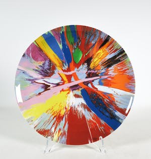 Damien Hirst - Porseleinen bord, Spin Art kopen? Bied vanaf 1!