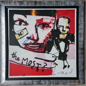 Herman Brood - The Most - gesigneerd - E/A - luxe ingelijst kopen? Bied vanaf 1!