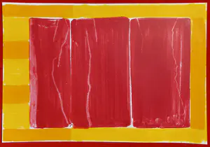 Adine Engelman - Abstracte compositie, monotype (unica) kopen? Bied vanaf 75!