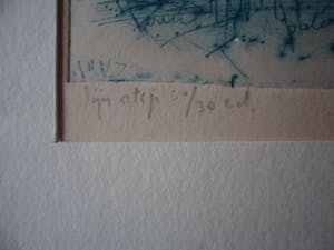 Johan Sietzema - Kleuren ets. Titel, "Lijn nr 5". kopen? Bied vanaf 20!