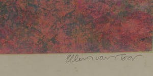 Ellen van Toor - Zeefdruk, Vogelstoel - Ingelijst kopen? Bied vanaf 35!