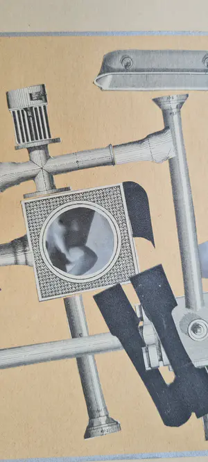 Albert Huyot - Compositie - handgesigneerde collage kopen? Bied vanaf 345!