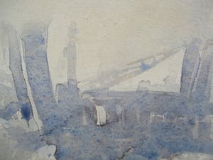 Frans van der Heide - Gezicht op Veere vanaf steiger Kapelle kopen? Bied vanaf 65!