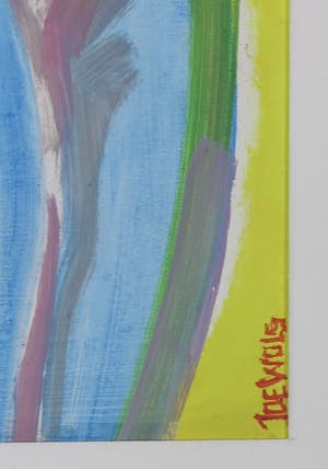 Joe Wols - Acryl op papier, Angel at the westside window kopen? Bied vanaf 1!