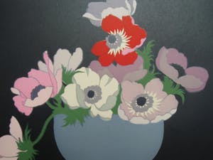John Hall Thorpe - ANEMONES /// HOUTSNEDE VAN HALL THORPE kopen? Bied vanaf 50!