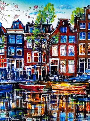 Elena Polyakova - Amsterdamse gracht kopen? Bied vanaf 125!