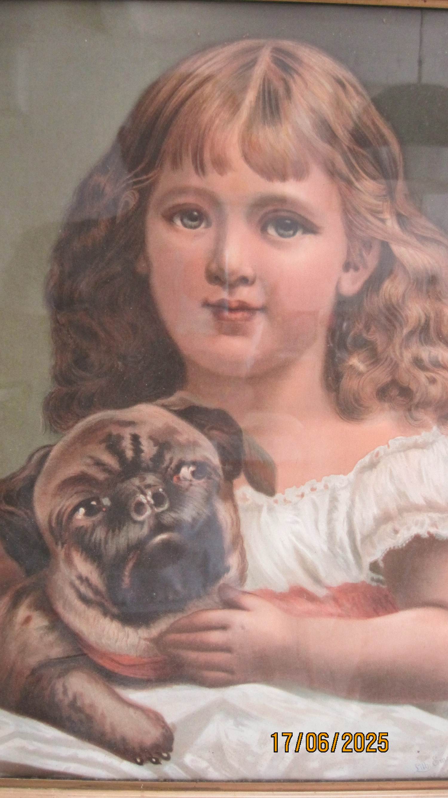 Emrik & Binger - Meisje met mopshond. kopen? Bied vanaf 40!