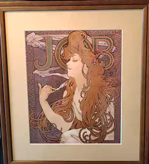 Alfons Mucha - Job sigaretten verkauft für € 75!