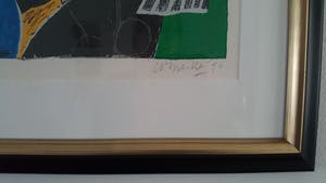 Corneille - ‘Dialogue Amoureux’, ingelijste zeefdruk met beperkte oplage. kopen? Bied vanaf 365!