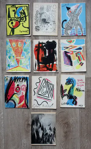 Constant - 10 boekjes uit de serie: Bibliotheque de Cobra - 1950 kaufen? Bieten Sie von 395!