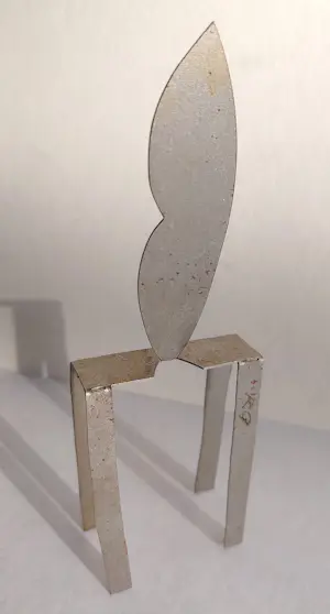 Klaas Gubbels - Lippen op tafel, dubbelgesigneerd metalen beeld (2015) kopen? Bied vanaf 195!