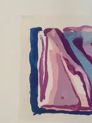 Bram van Velde - Litho - Compositie in paars kopen? Bied vanaf 84!