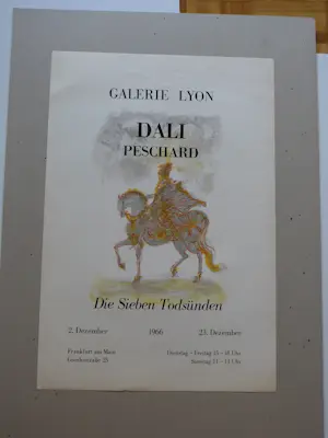 Salvador Dali - Die sieben Todsünden kaufen? Bieten Sie von 150!