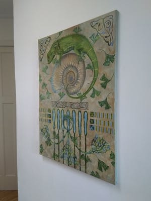 An Luthart - Zonder Titel (''Reptiel op ammoniet'') 2004 kopen? Bied vanaf 1!