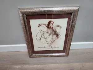 Anton Heyboer - wasco/krijt tekening - gesigneerd middenonder kopen? Bied vanaf 159!