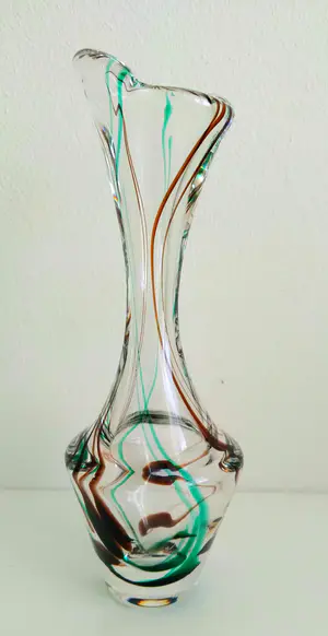 Max Verboeket - (1922-2015) Kristal Unie Maastricht, fraaie gesigneerde vaas kopen? Bied vanaf 50!