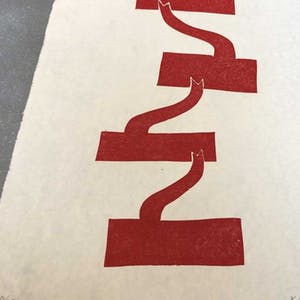 Klaas Gubbels - forse houtsnede uit 2016 in kleine oplage (32 ex.) kopen? Bied vanaf 325!