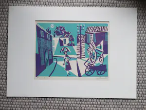 Herman Berserik - Mesnil-le-Roi - Kleurenlitho kopen? Bied vanaf 90!