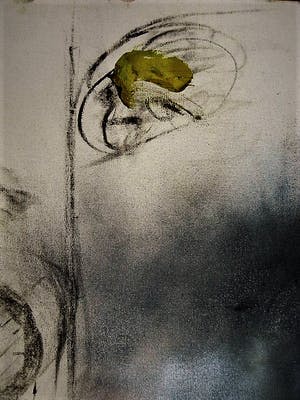 Ger Lataster - Indrukwekkend Expressionistisch olieverf "Compositie met gele bloem" GROOT! kopen? Bied vanaf 1480!