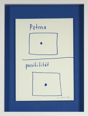 A.R. Penck - Zeldzame, handgesigneerde litho, Potenz Possibilitat kopen? Bied vanaf 1!