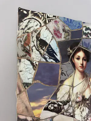 Patrick Bergsma - Collage met verschillende prints en fragmenten uit het werk Gebroken Glans kopen? Bied vanaf 199!