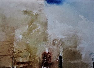 Francis Mean - Intrigerende gemengde techniek (zand,olieverf ea) "impressions du Maroc" gesign kopen? Bied vanaf 59!