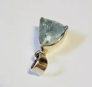 Nieuw Deze van nature lichtblauwe facet geslepen  aquamarijn kopen? Bied vanaf 55!