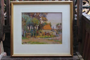 Ben Viegers - Pastel van een boerderij kopen? Bied vanaf 300!