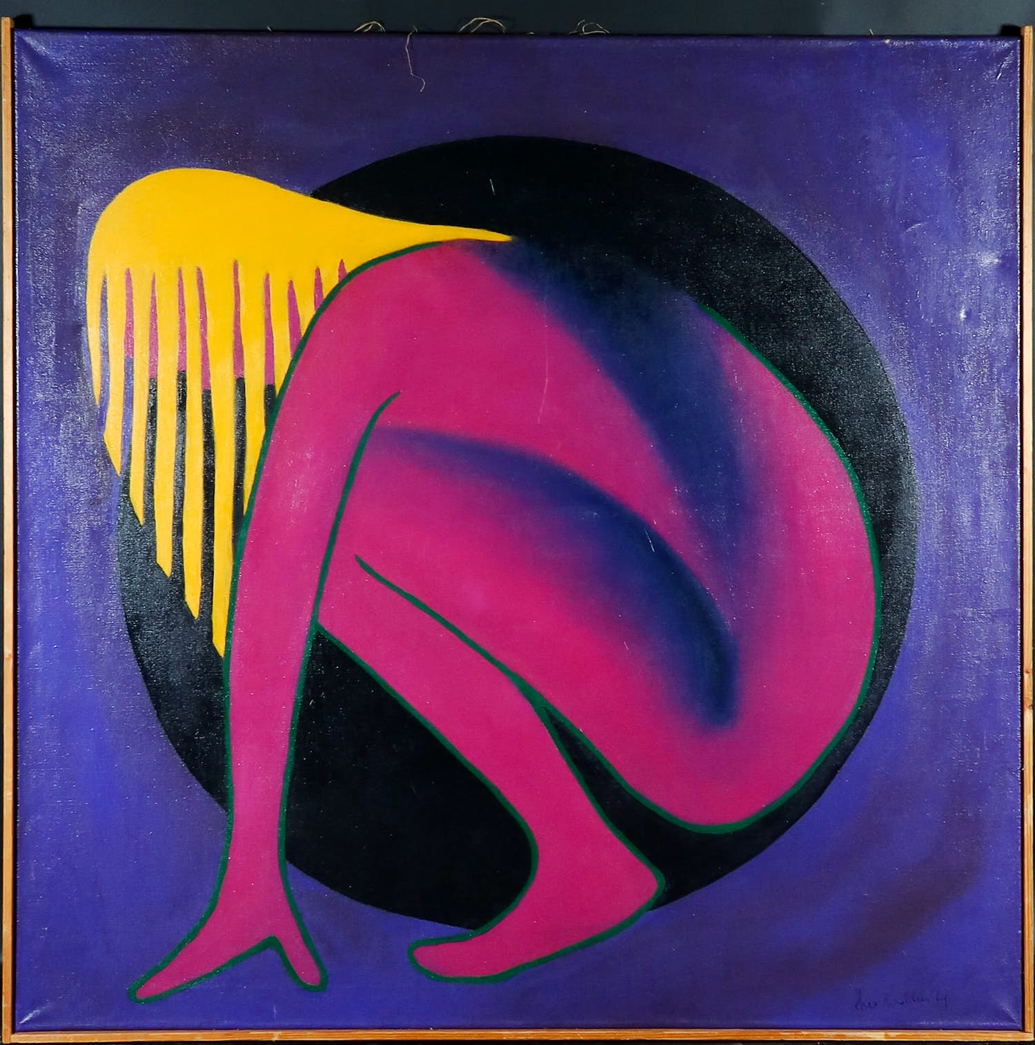 Theo Wolters - Olieverf op doek, Kopjeduikelen - Ingelijst (Groot) kopen? Bied vanaf 1!