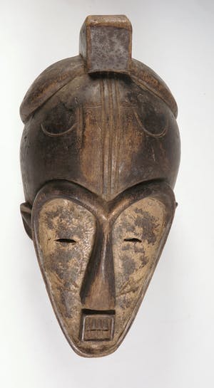 Fang - Hout, Helmmasker kopen? Bied vanaf 1!