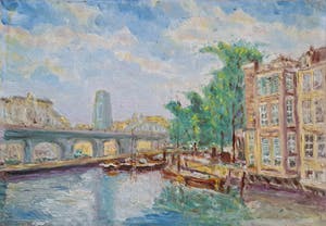 Niet of onleesbaar gesigneerd - "Omgeving" J.H. van Mastenbroek kopen? Bied vanaf 1!